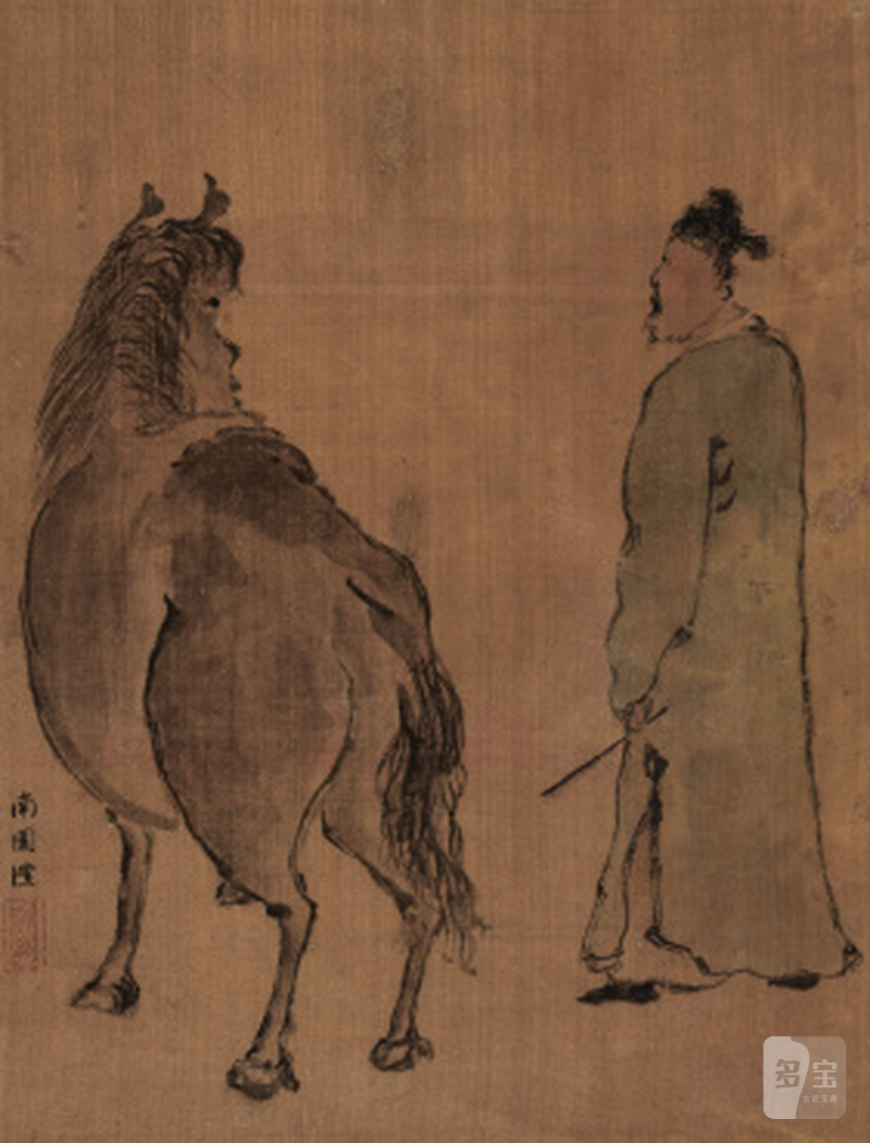 钱沣 相马图